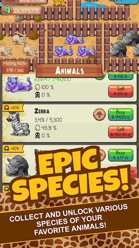 Idle Tap Zoo: Tap, Build & Upg Screenshots