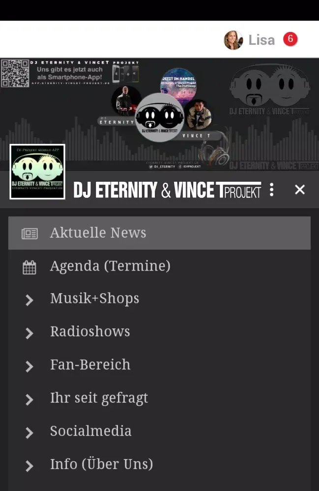 Zrzuty ekranu DJ Eternity & VinceT Projekt