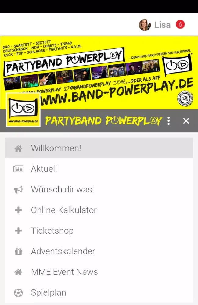 Tangkapan skrin Powerplay