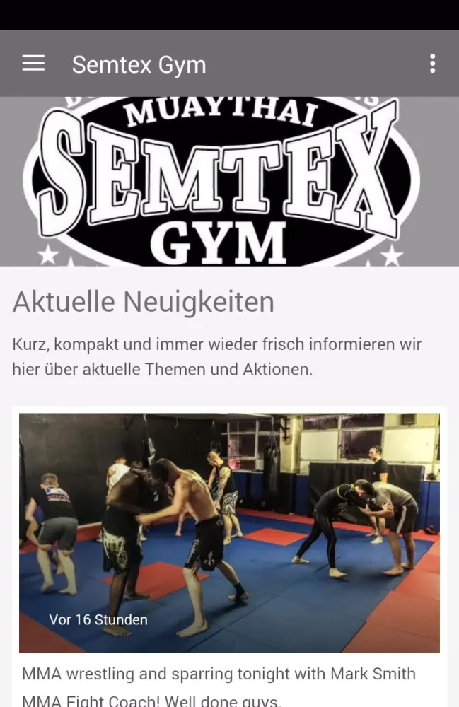Capturas de tela do Semtex Gym