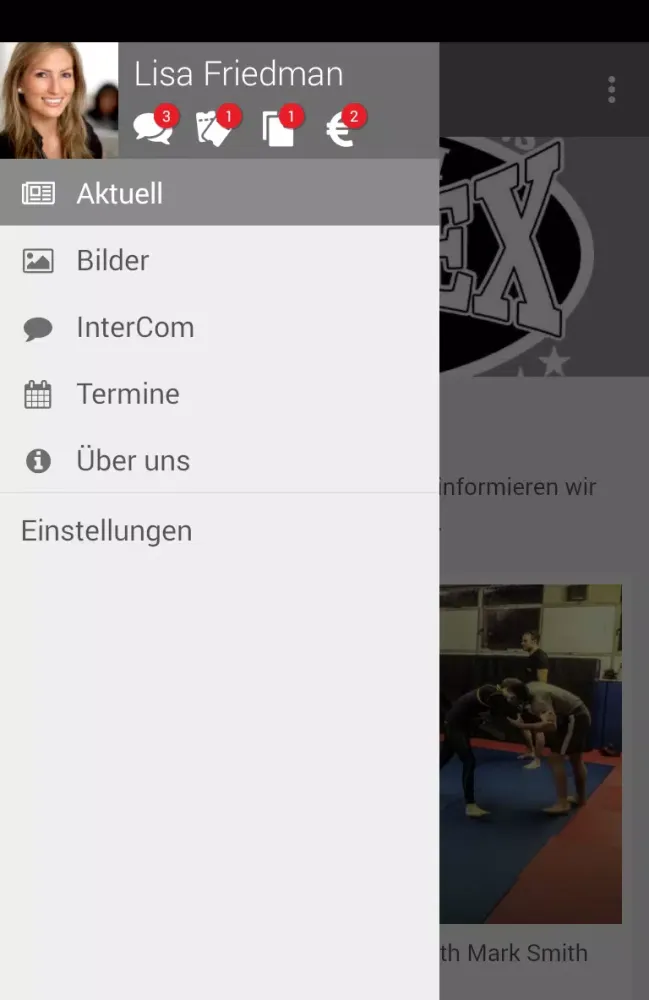 Capturas de tela do Semtex Gym