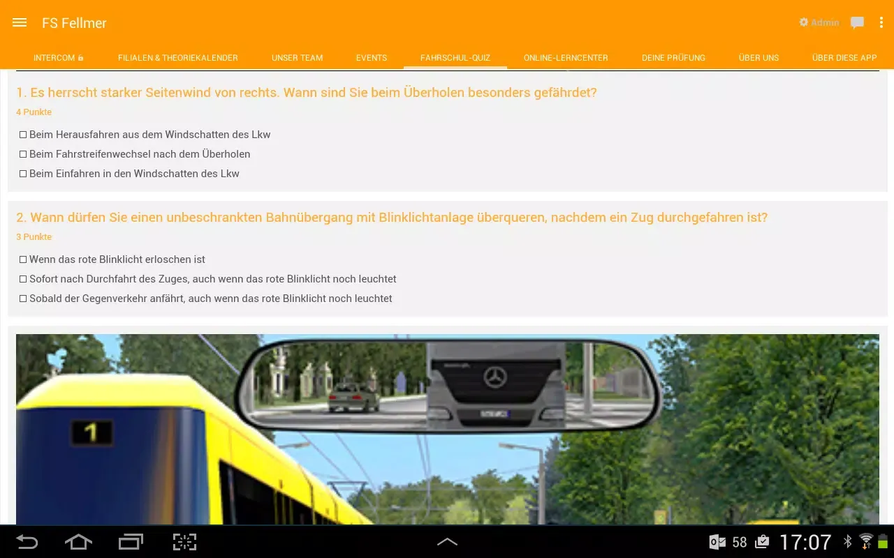 Zrzuty ekranu Fahrschule Fellmer