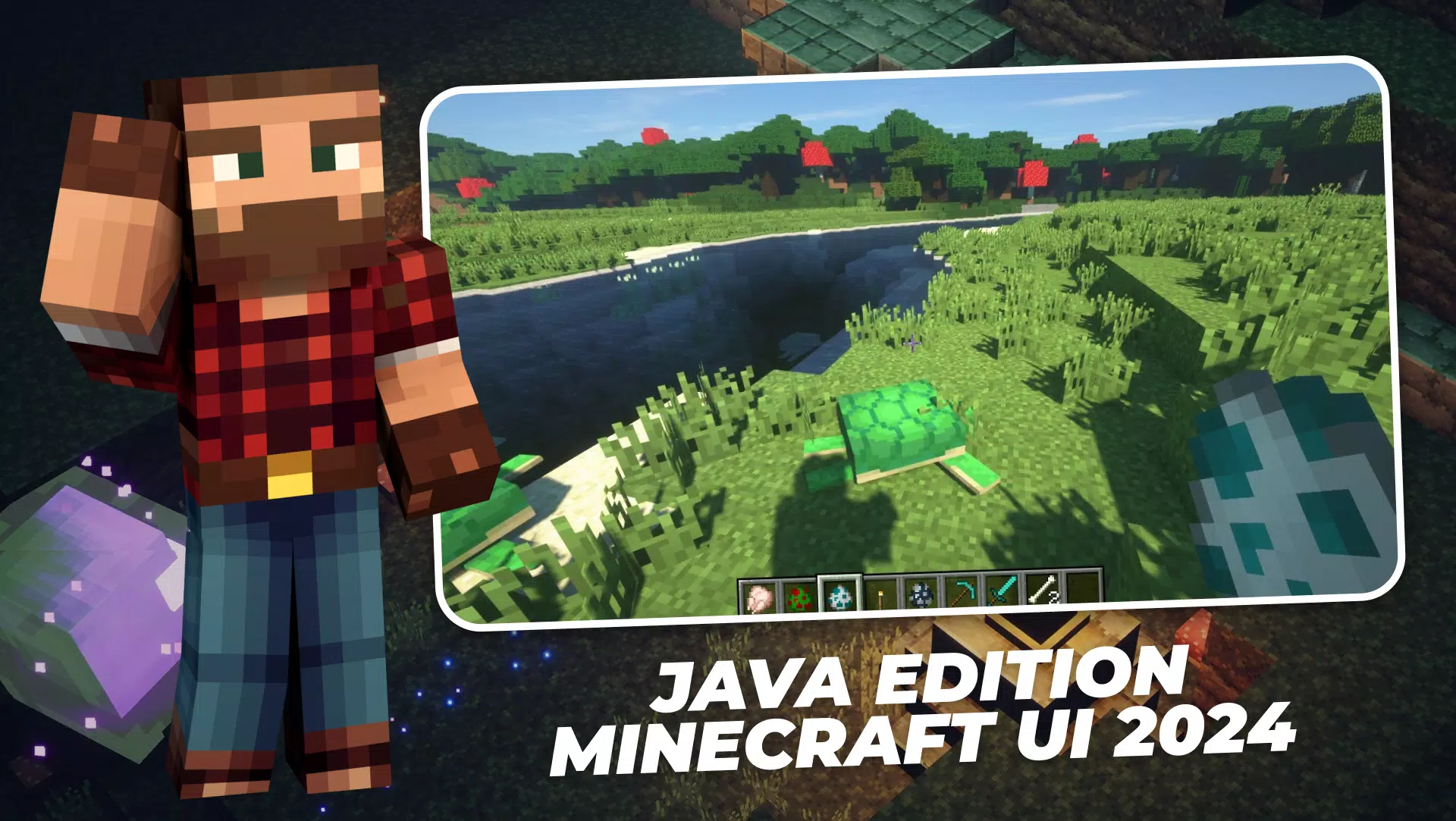 Java Edition Minecraft UI 2024screenshot dell'app1