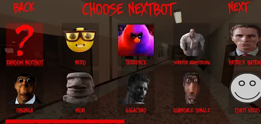 Скриншоты Nextbot chasing