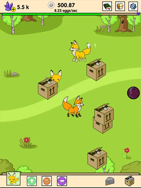 Tangkapan skrin Angry Fox Evolution Clicker iPad 