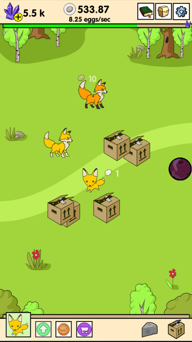 Tangkapan skrin Angry Fox Evolution Clicker