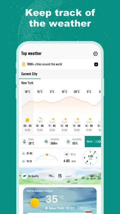Top Weather Ekran Görüntüleri