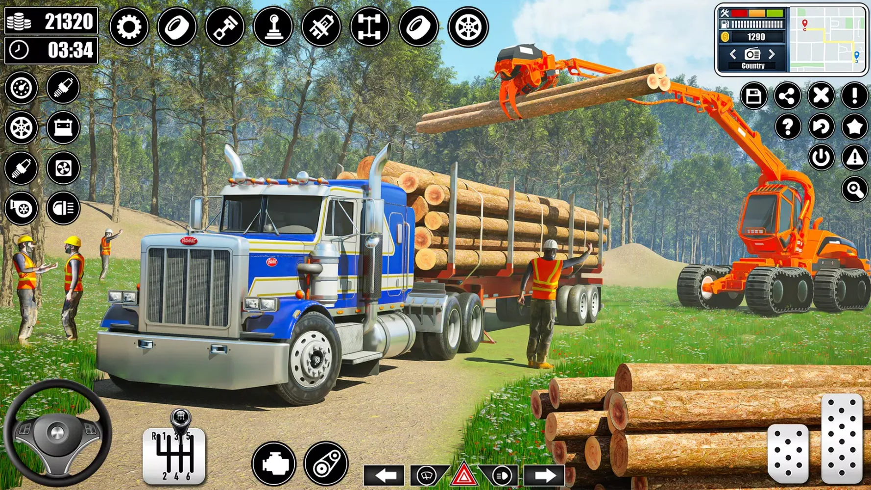 Log Transporter Truck Driving Screenshots