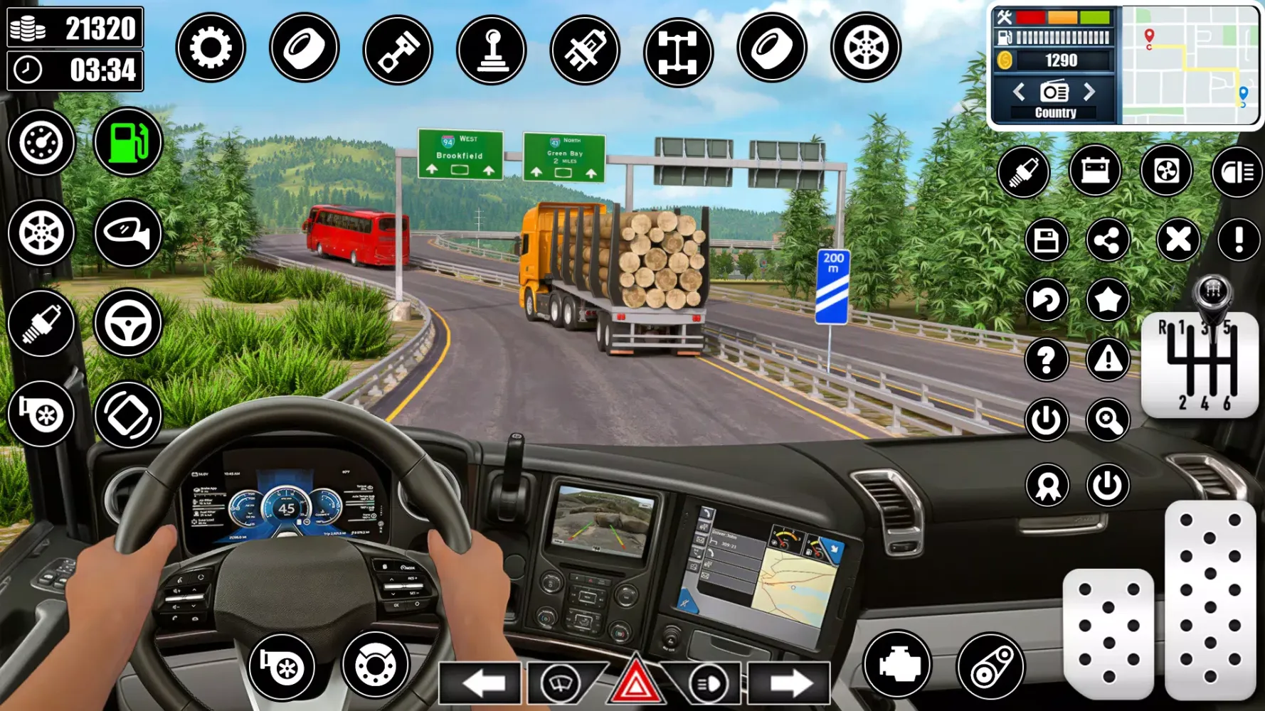 Log Transporter Truck Driving Screenshots