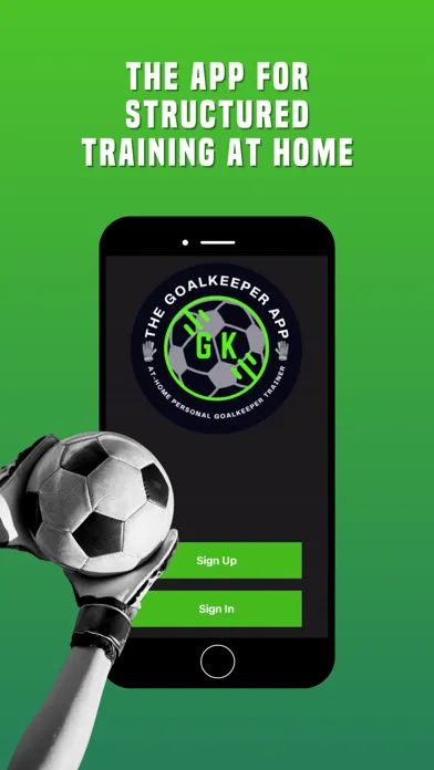 Tangkapan layar The Goalkeeper App