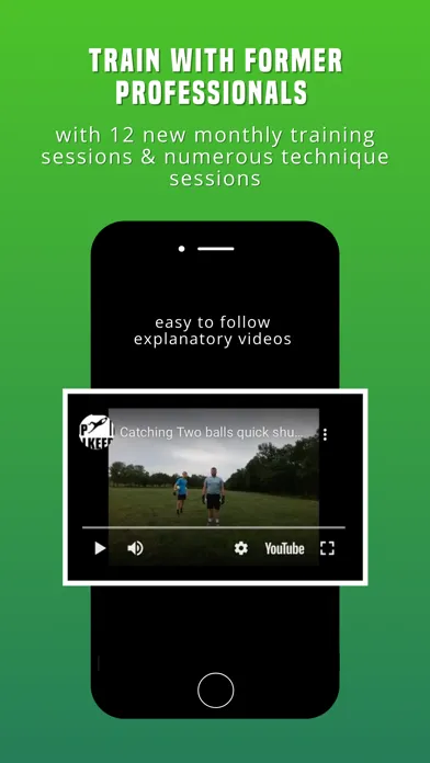 Tangkapan layar The Goalkeeper App