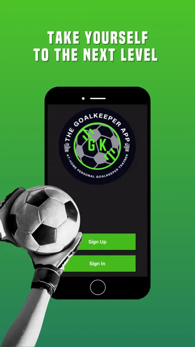 Tangkapan layar The Goalkeeper App