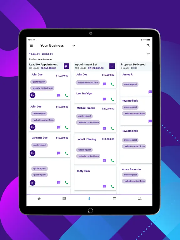 تصاویر TORQ CRM iPad 