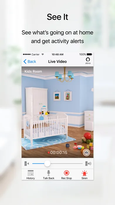 Ảnh chụp màn hình của Toshiba Smart Home