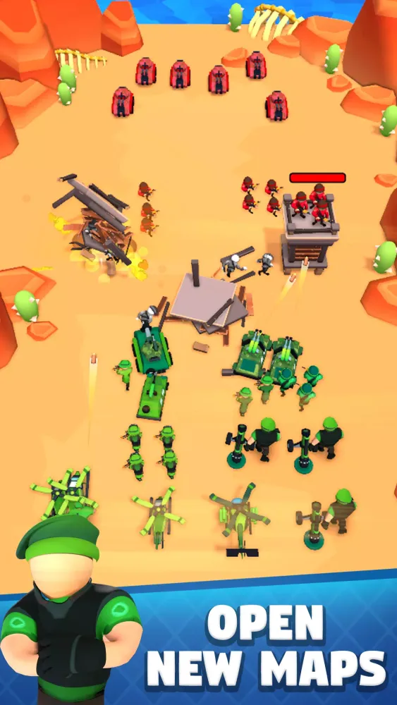 Ảnh chụp màn hình của Total Army Clash
