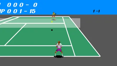 Capturas de tela do Total Tennis Challenge