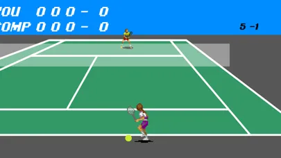 Capturas de tela do Total Tennis Challenge