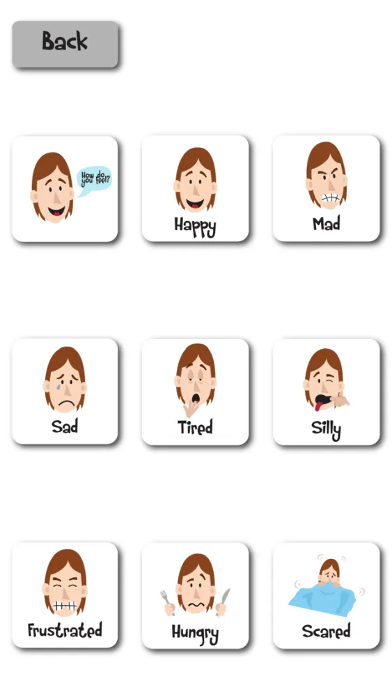 Emotions & Feelings Social Story Screenshots