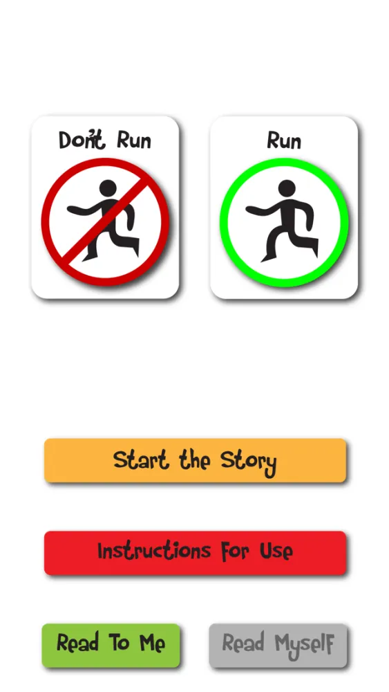 Captures d'écran de Running Social Story and Visual Tool About When and Where to Run