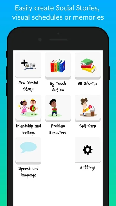 Captures d'écran de Social Story Creator & Library
