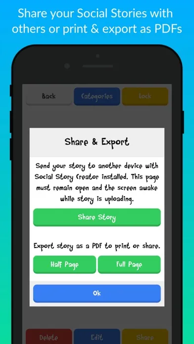 Captures d'écran de Social Story Creator & Library