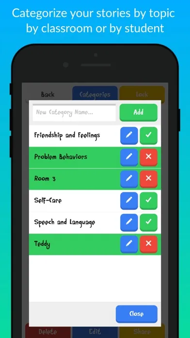 Captures d'écran de Social Story Creator & Library