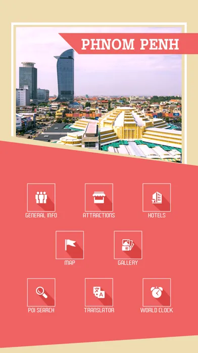 Zrzuty ekranu Phnom Penh Tourist Guide