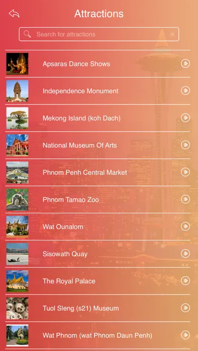 Zrzuty ekranu Phnom Penh Tourist Guide