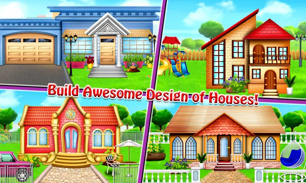 Tangkapan layar Build Town House with Trucks