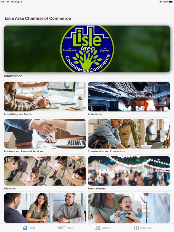 Lisle Area Chamber of Commerce iPad  Screenshots