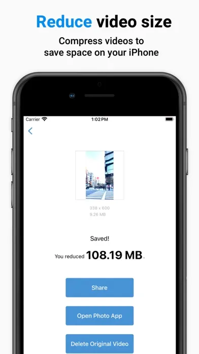 Resize Video Compressor App スクリーンショット