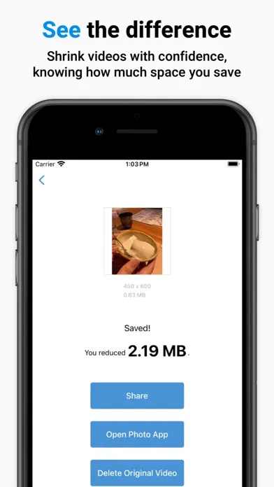 Resize Video Compressor App スクリーンショット