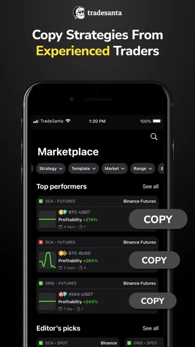 TradeSanta: Crypto Trading Bot 스크린샷