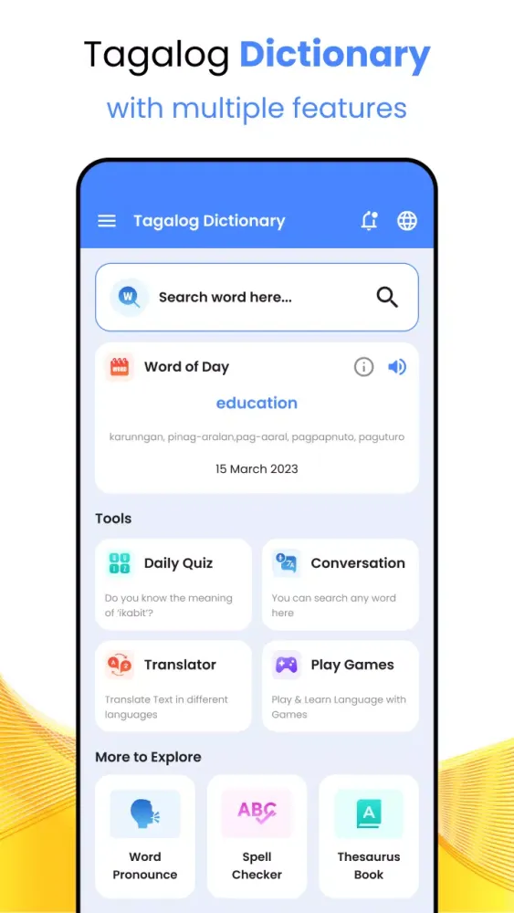 تصاویر English to Tagalog Dictionary