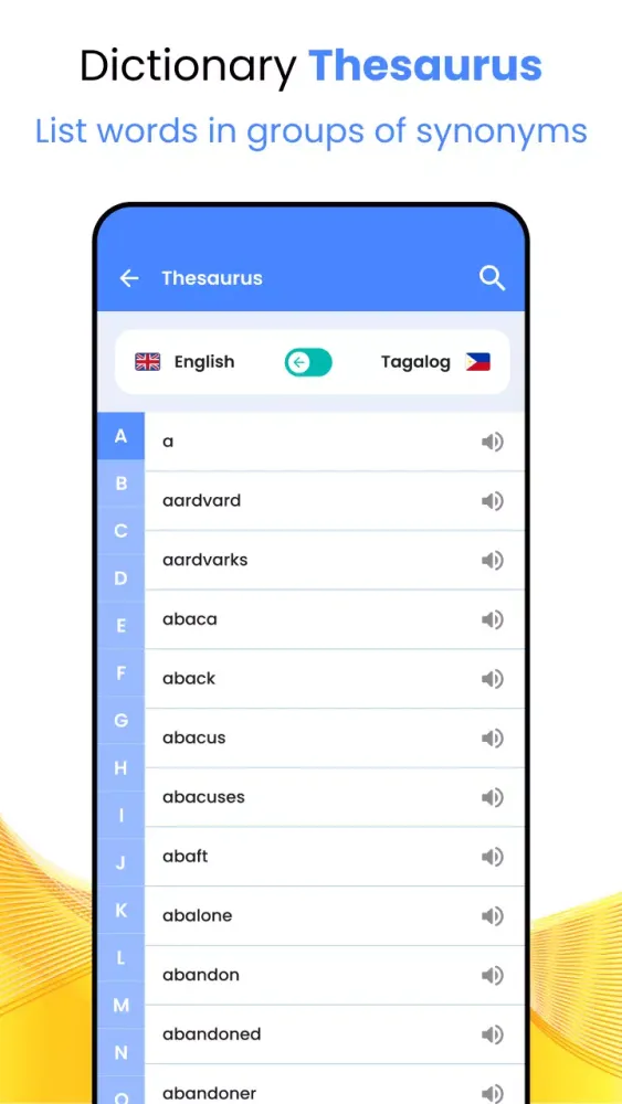 تصاویر English to Tagalog Dictionary