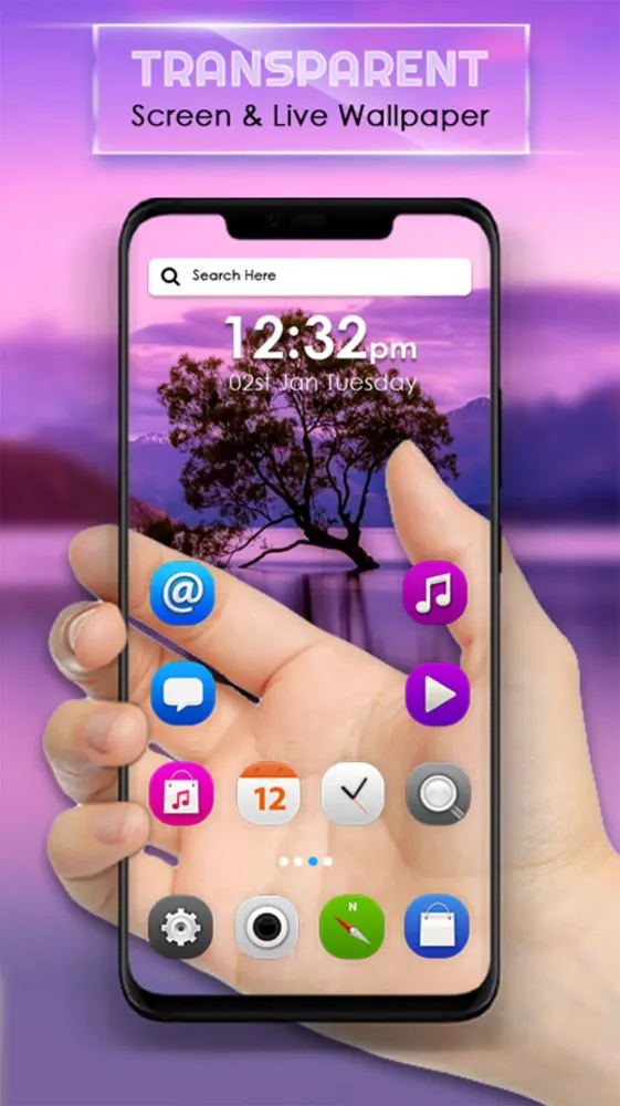 Transparent Live Wallpaper Screenshots