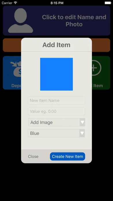 Capturas de tela do Treasure Chest App