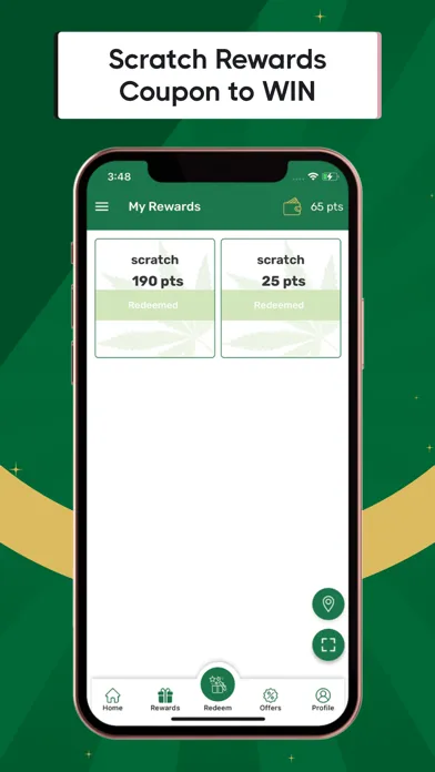Terp Brands Rewards Screenshots