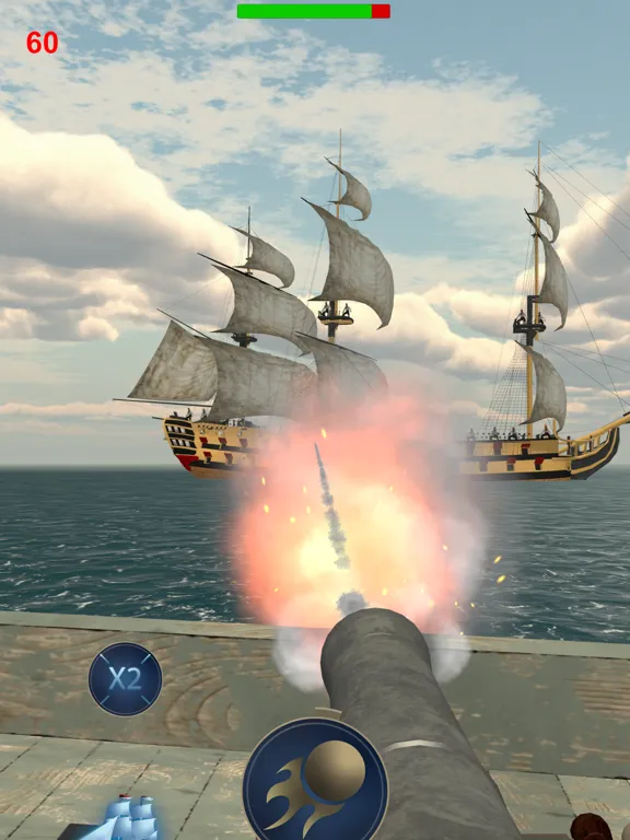 Zrzuty ekranu Pirate Battle: Naval Clash iPad 