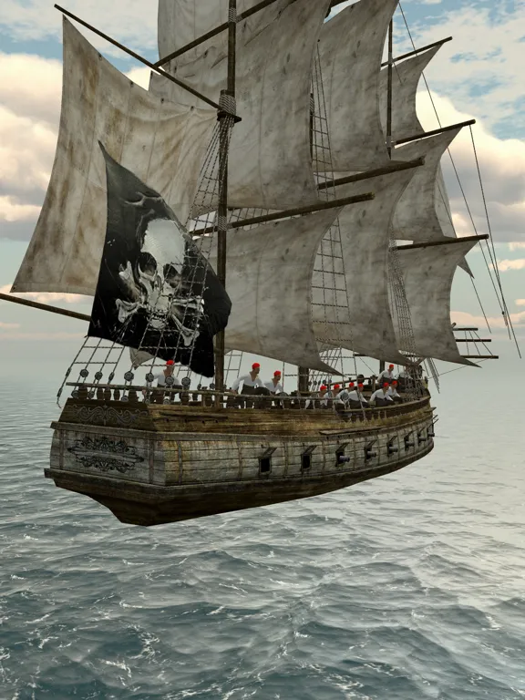 Zrzuty ekranu Pirate Battle: Naval Clash iPad 