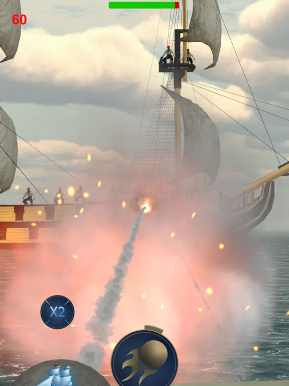 Zrzuty ekranu Pirate Battle: Naval Clash iPad 