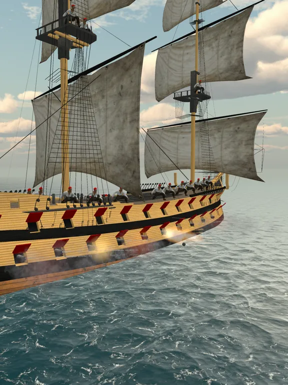 Zrzuty ekranu Pirate Battle: Naval Clash iPad 