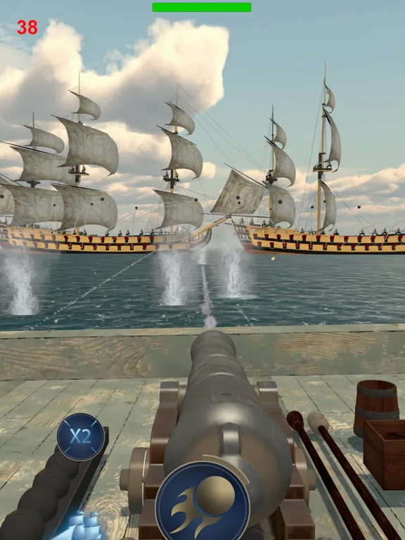 Zrzuty ekranu Pirate Battle: Naval Clash iPad 