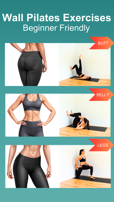 Wall Pilates Challenge & Fit 스크린샷