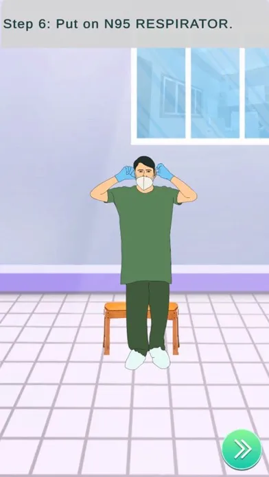 Скриншоты PPE Donning & Doffing Training