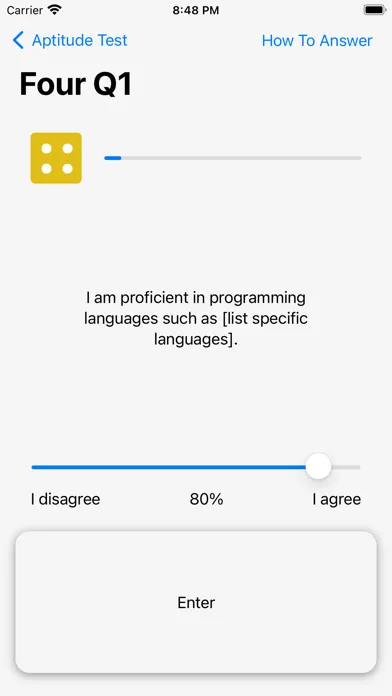 Capturas de pantalla de Aptitude Test