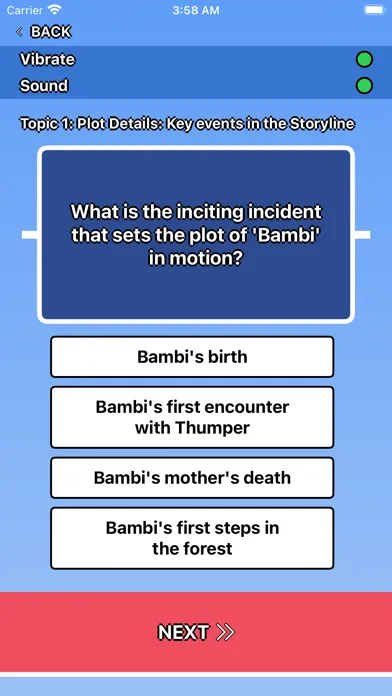 Capturas de pantalla de Bambi Trivia