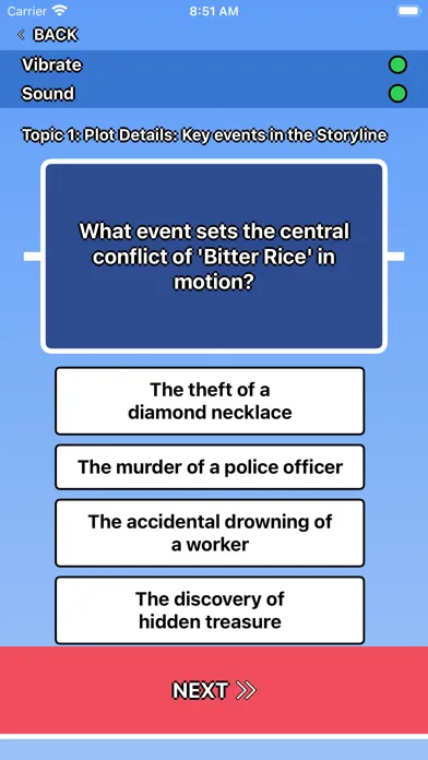Bitter Rice Trivia スクリーンショット