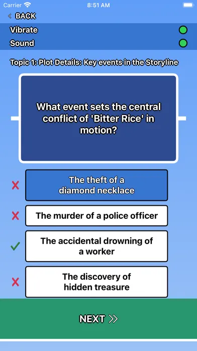 Bitter Rice Trivia スクリーンショット