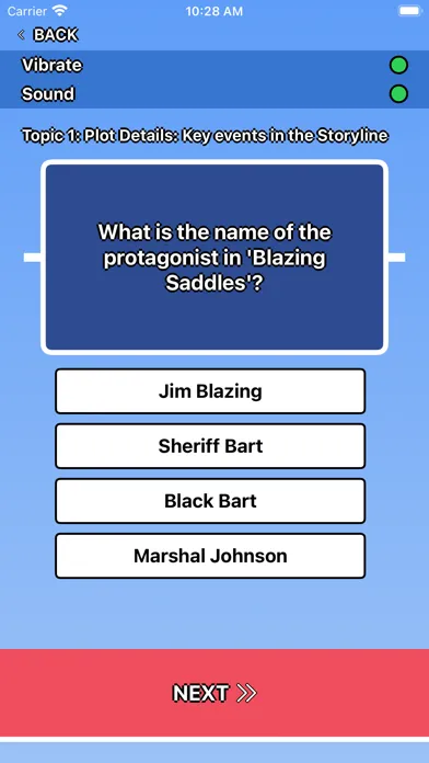 Capturas de pantalla de Blazing Saddles Trivia